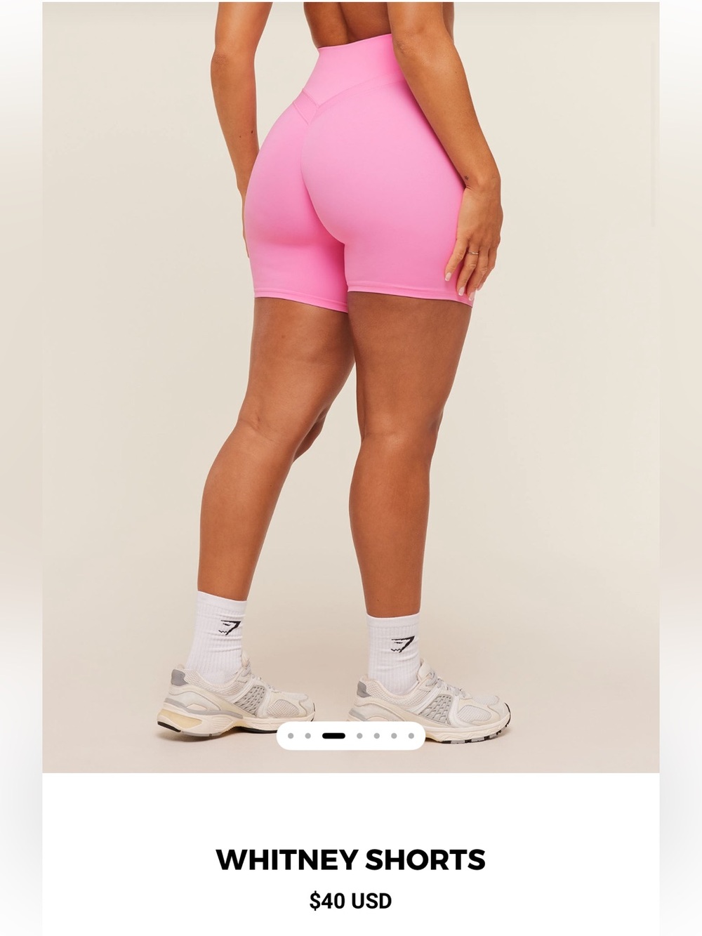 Gymshark Whitney Pink Shorts BRAND NEW